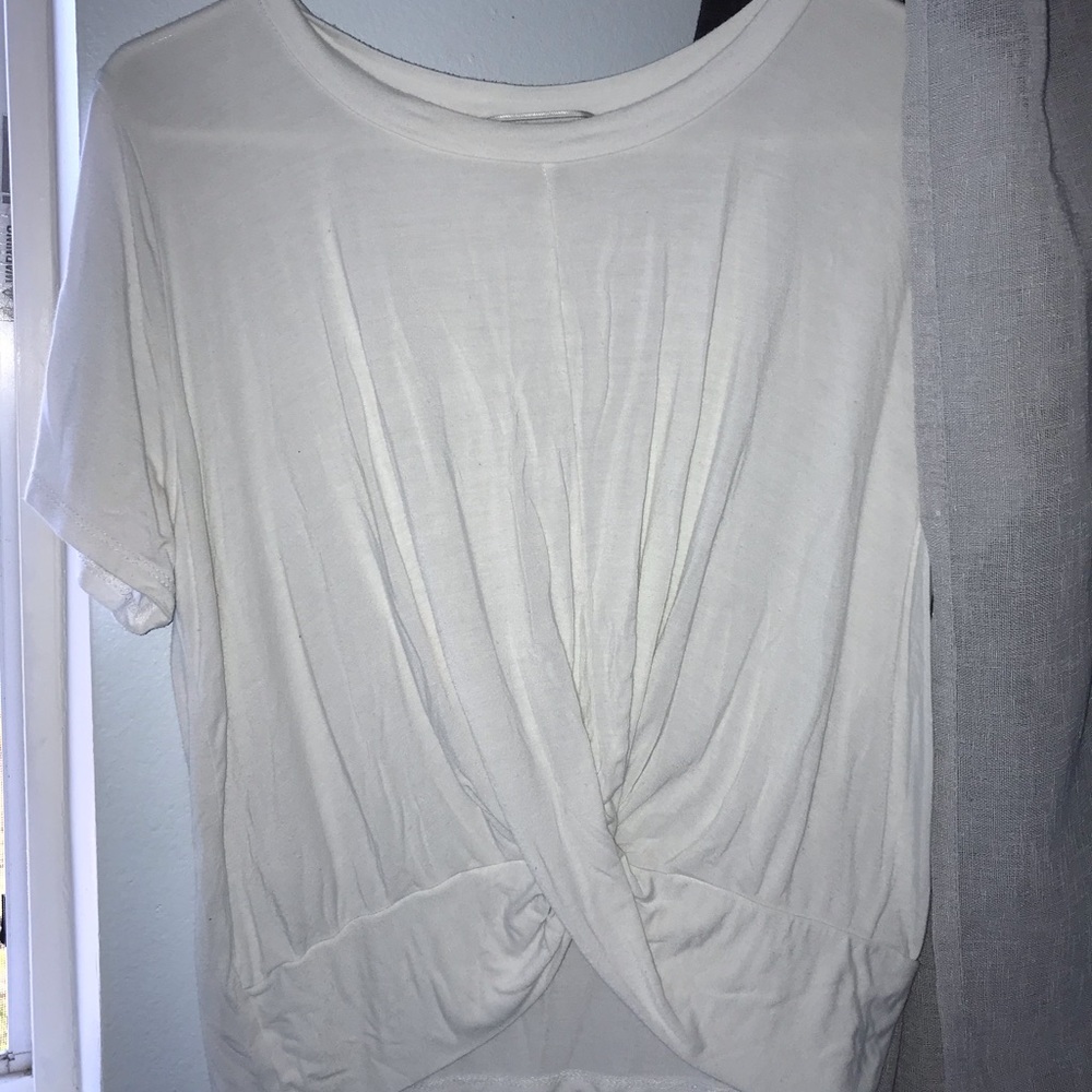 White Crop T-Shirt